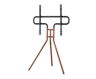 Hama Stojak do TV typu sztaluga wygląd drewna VESA 600x400 75" - 1516985 - zdjęcie 1